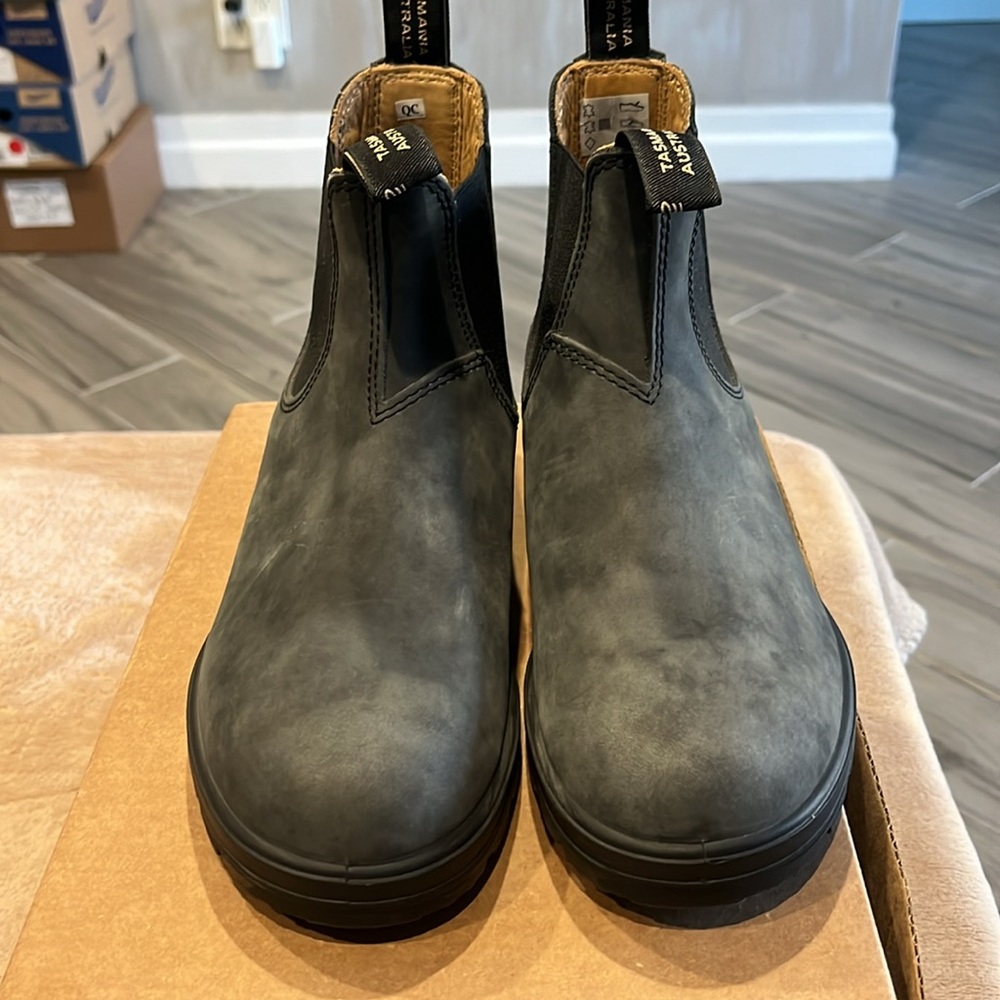 Blundstone Chelsea rustic grey 550 Elastic sided Aus-6.5, USM-7.5, USW-9.5